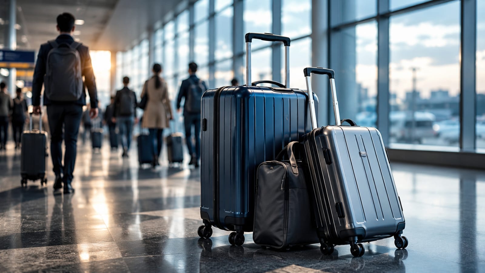 Travelers and commuters using TriUtensils Kit